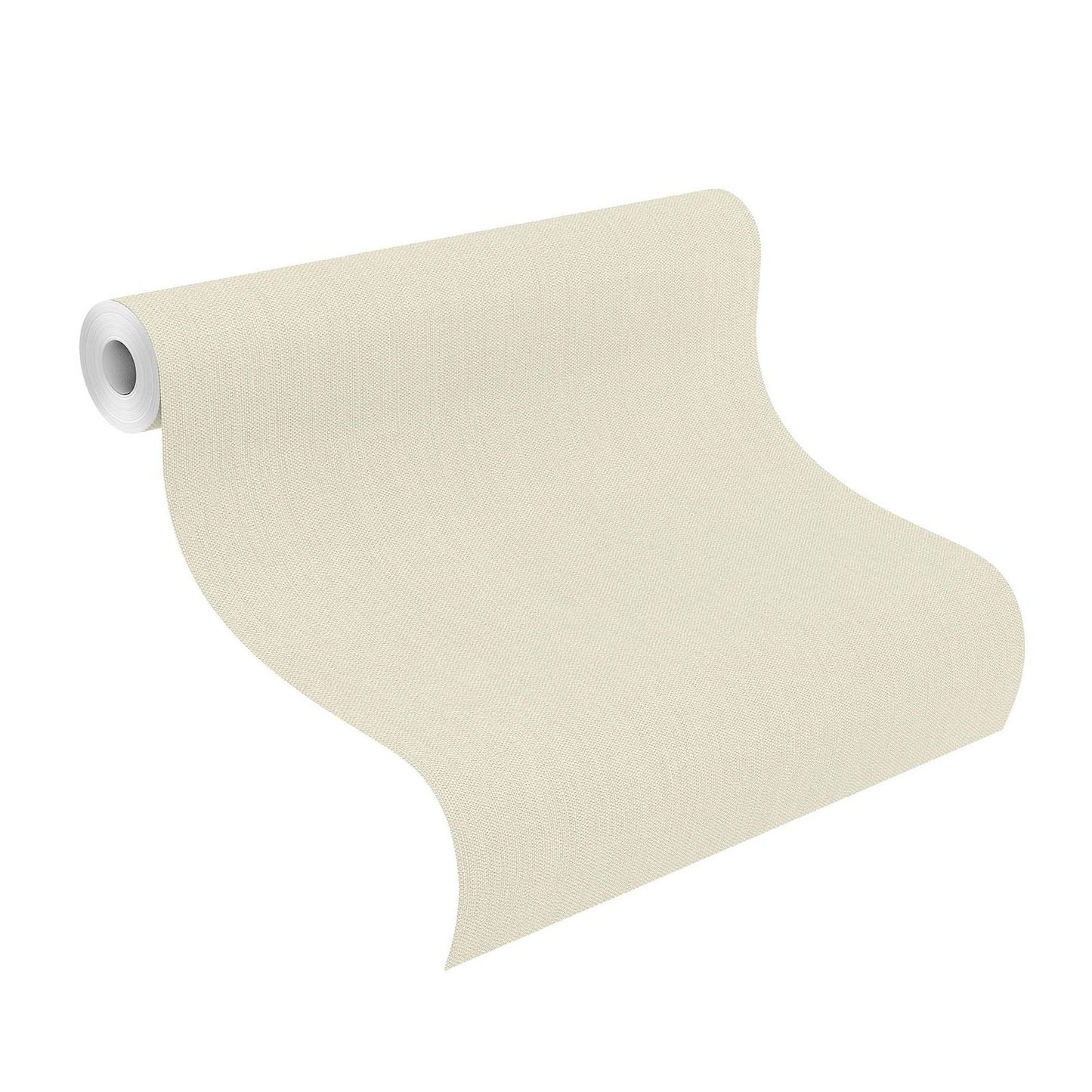  Rasch Vliestapete Textil-Optik Creme Glanz 528527