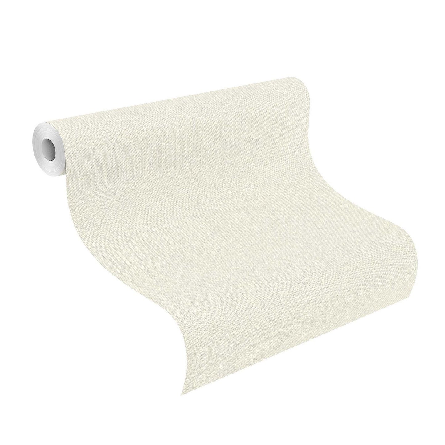  Rasch Vliestapete Textil-Optik Cremeweiß Glanz 528510