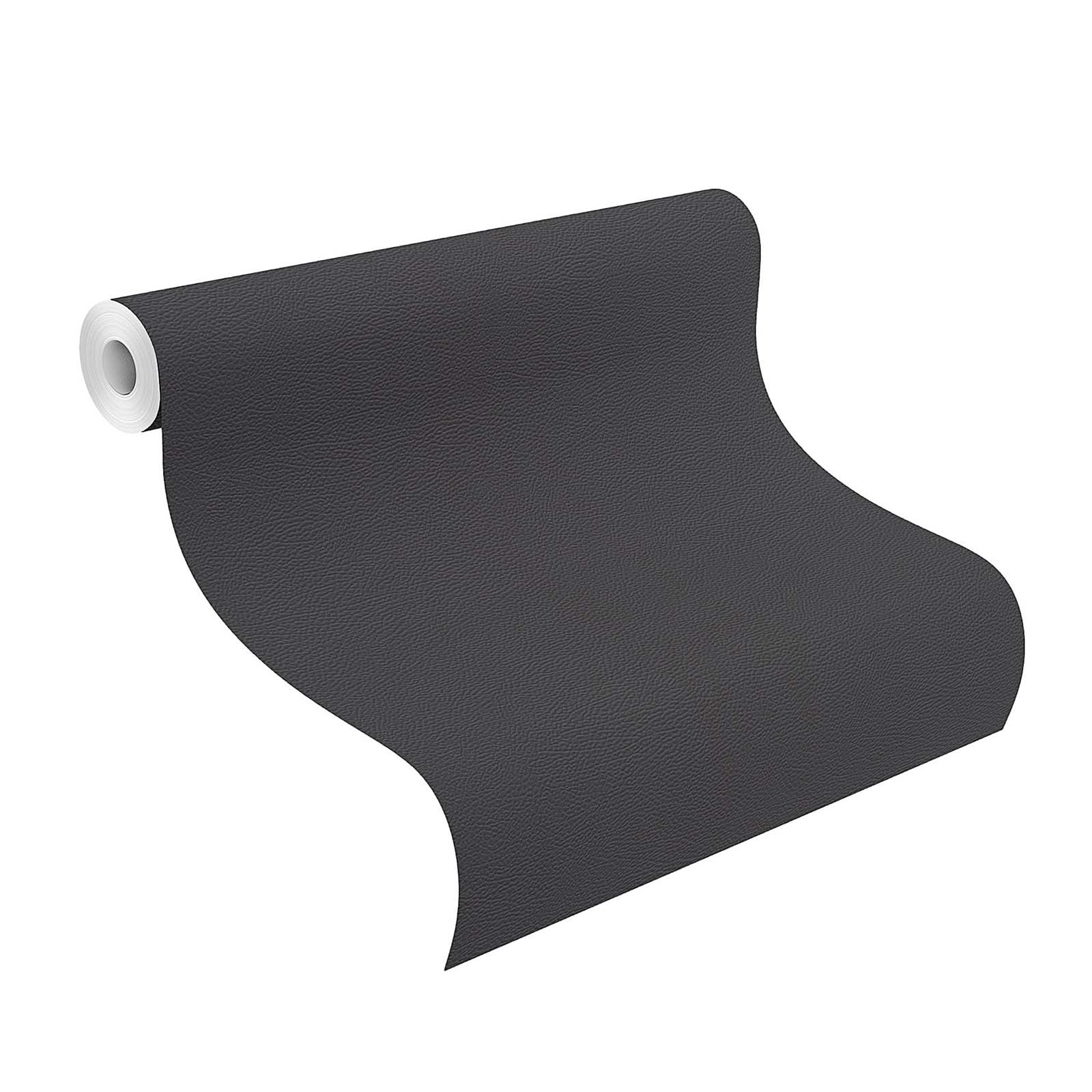  Vliestapete Rasch 752656 Leder Struktur Schwarz