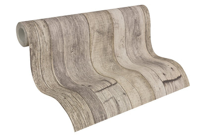A.S. Creation Vlies Tapete Holzoptik Used Braungrau AS Creation 95931-2