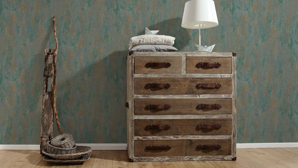 A.S. Creation Tapete Vlies Vintage Patina Braun AS Creation 32651-2