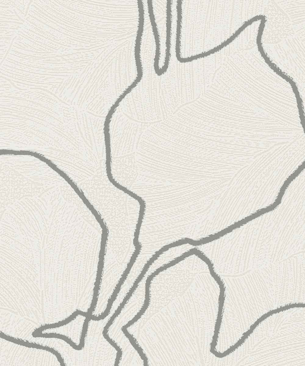  Tapete Vlies Floral Glanz-Effekt Creme Marburg 57947