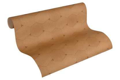  Vliestapete Waben-Optik Lutèce Braun 32659-6