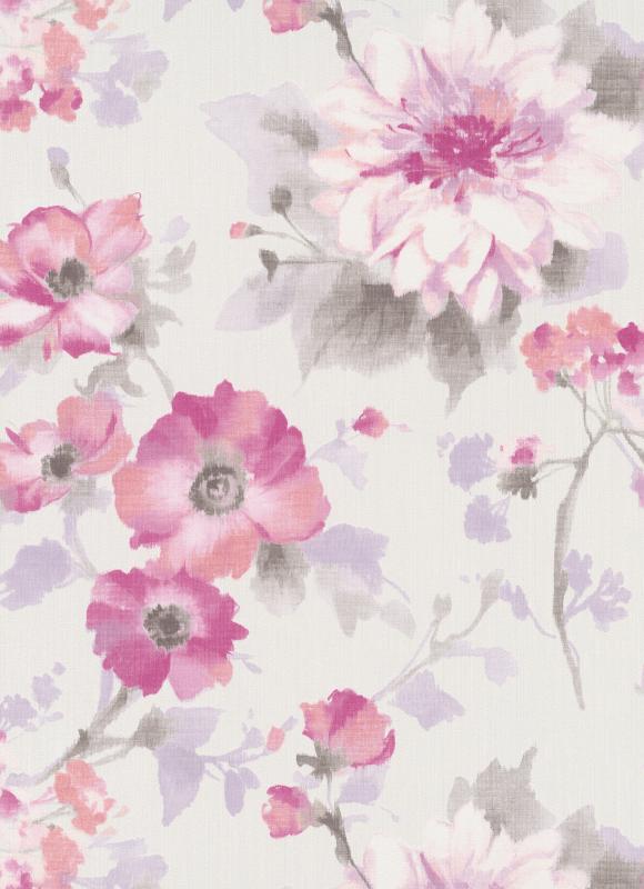  Tapete Guido Maria Kretschmer Blüten Weiß Rosa 10051-05