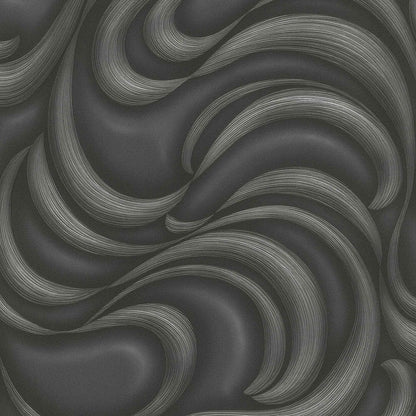  Tapete Guido Maria Kretschmer Wellen Schwarz 10220-15