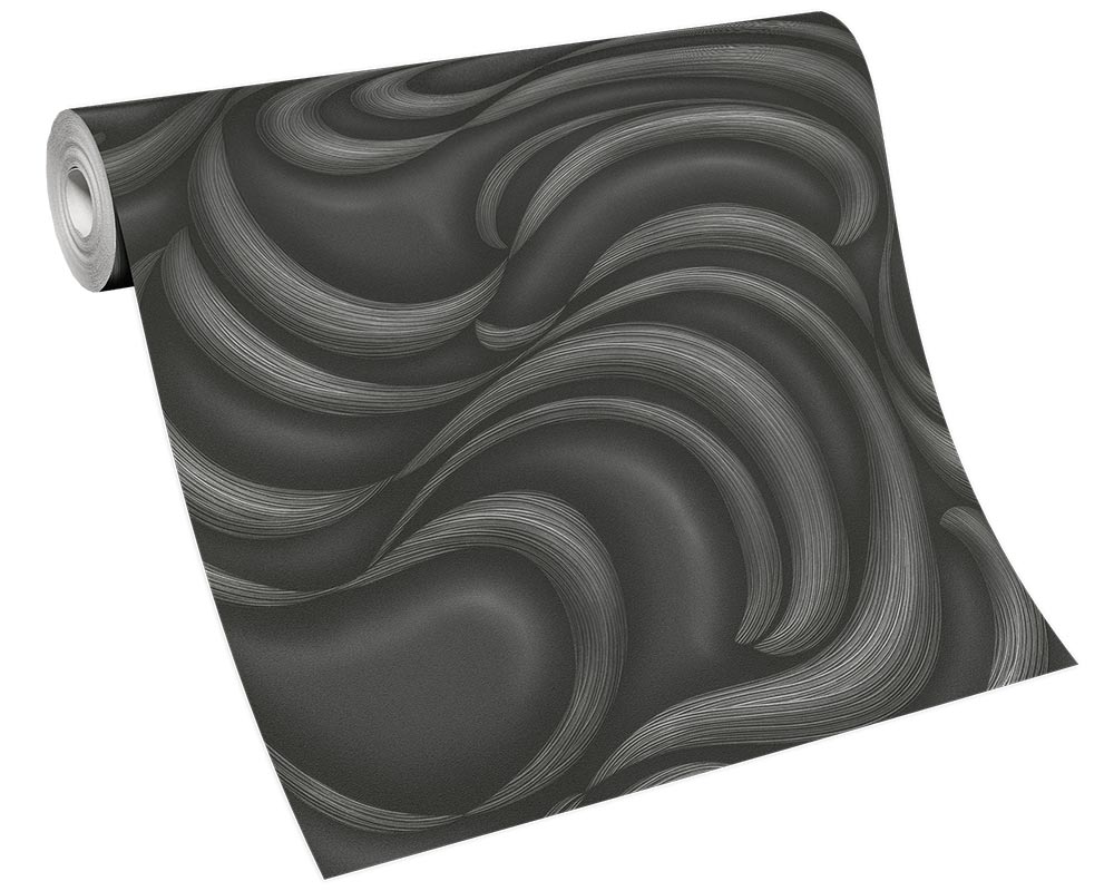  Tapete Guido Maria Kretschmer Wellen Schwarz 10220-15
