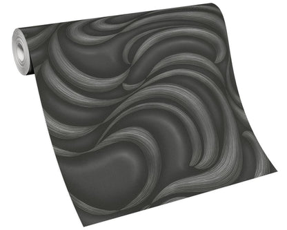  Tapete Guido Maria Kretschmer Wellen Schwarz 10220-15