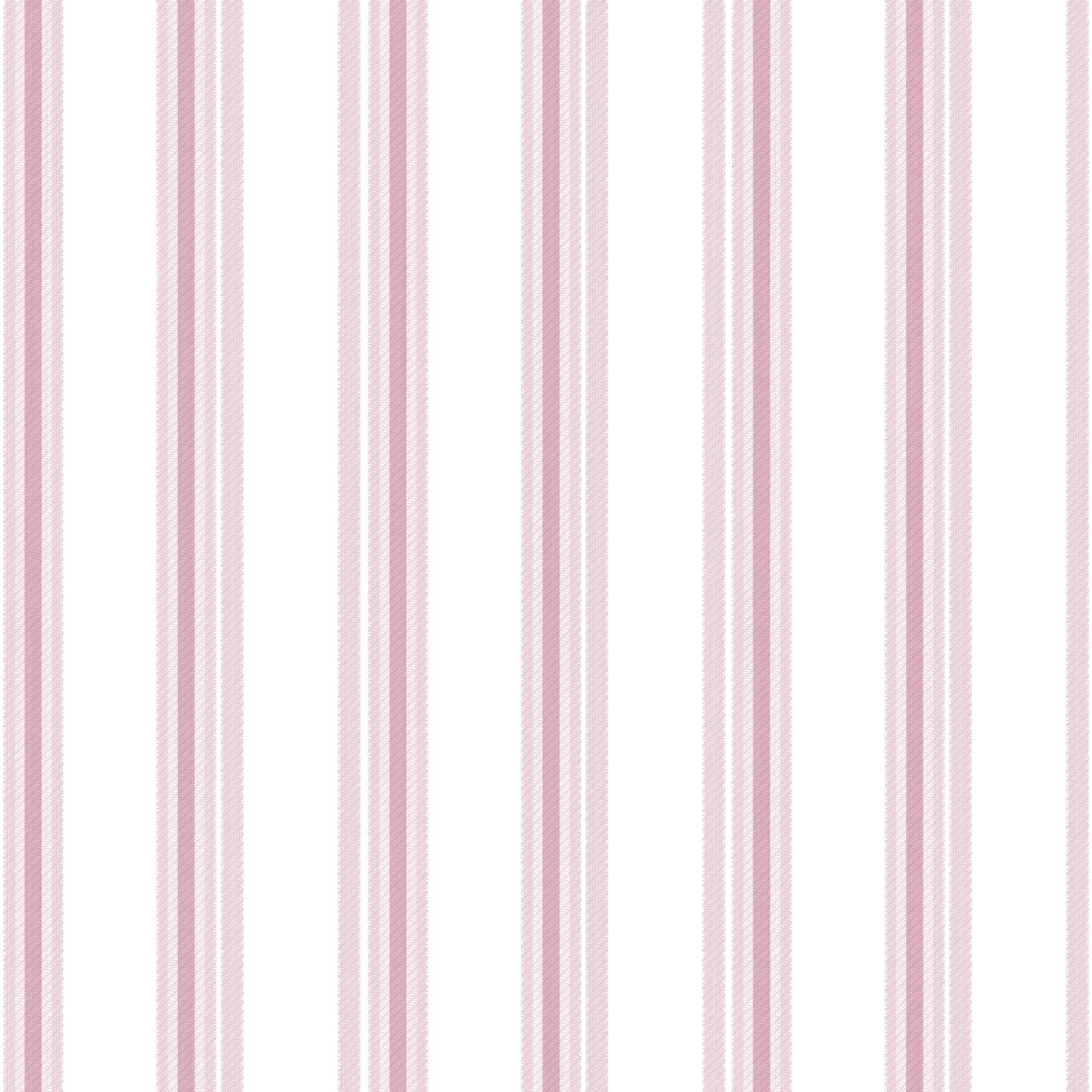  Tapete Kinder Gestreift Weiß Rosa 005434