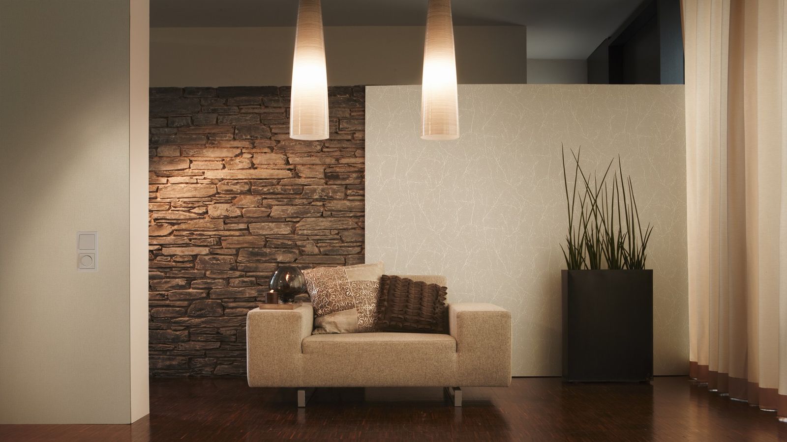 A.S. Creation Tapete Natur Beige Weiß AS Creation Elegance 30507-4