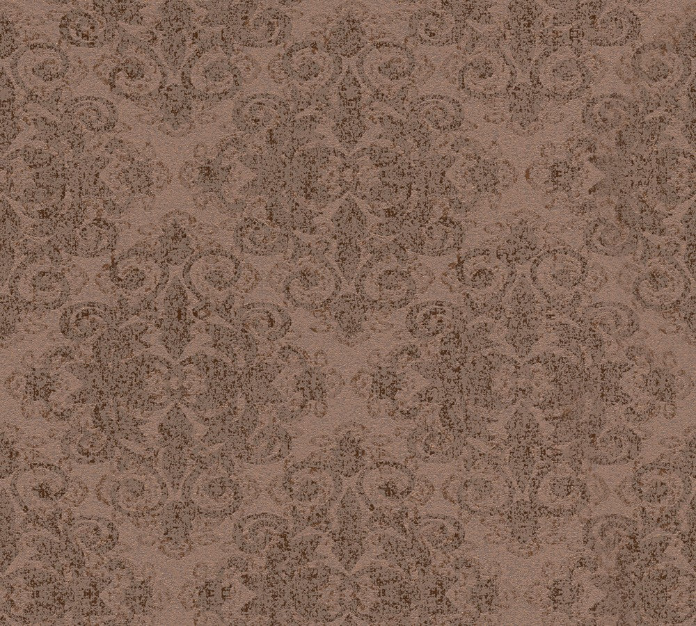 A.S. Creation Vliestapete Ornamente Glitzer AS Creation Braun Gold 31990-3