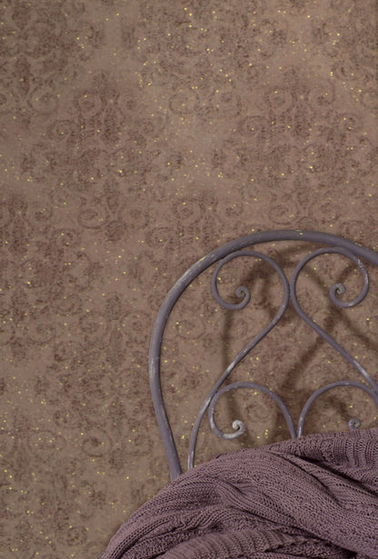 A.S. Creation Vliestapete Ornamente Glitzer AS Creation Braun Gold 31990-3