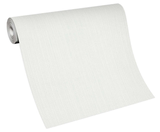  Erismann Tapete Vlies 10133-01 Einfarbig Weiß