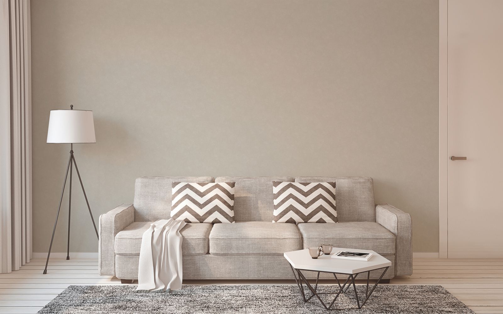 A.S. Creation Tapete Vlies Taupe Einfarbig 3320-11 | 332011