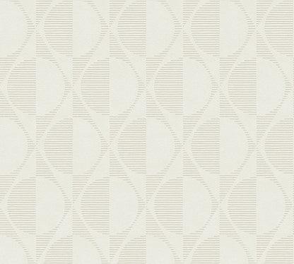 A.S. Creation Tapete Vlies Weiß Kreise 37478-3 | 374783