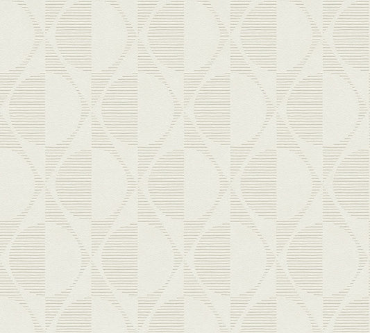 A.S. Creation Tapete Vlies Weiß Kreise 37478-3 | 374783