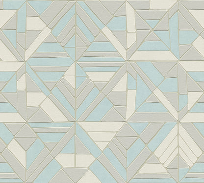 A.S. Creation Tapete Vlies Silber Grafische Muster 37481-3 | 374813