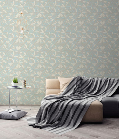 A.S. Creation Tapete Vlies Silber Grafische Muster 37481-3 | 374813