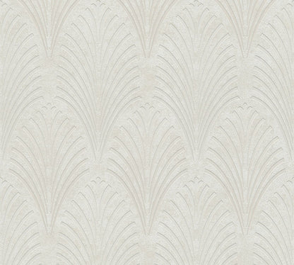 A.S. Creation Tapete Vlies Grauweiß Muster Art Deco 37482-1 | 374821