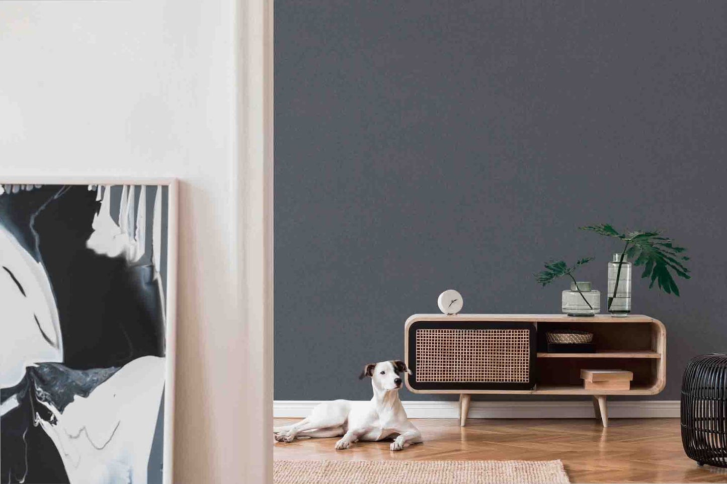 A.S. Creation Tapete Vlies 37521-5 Einfarbig Grau Daniel Hechter