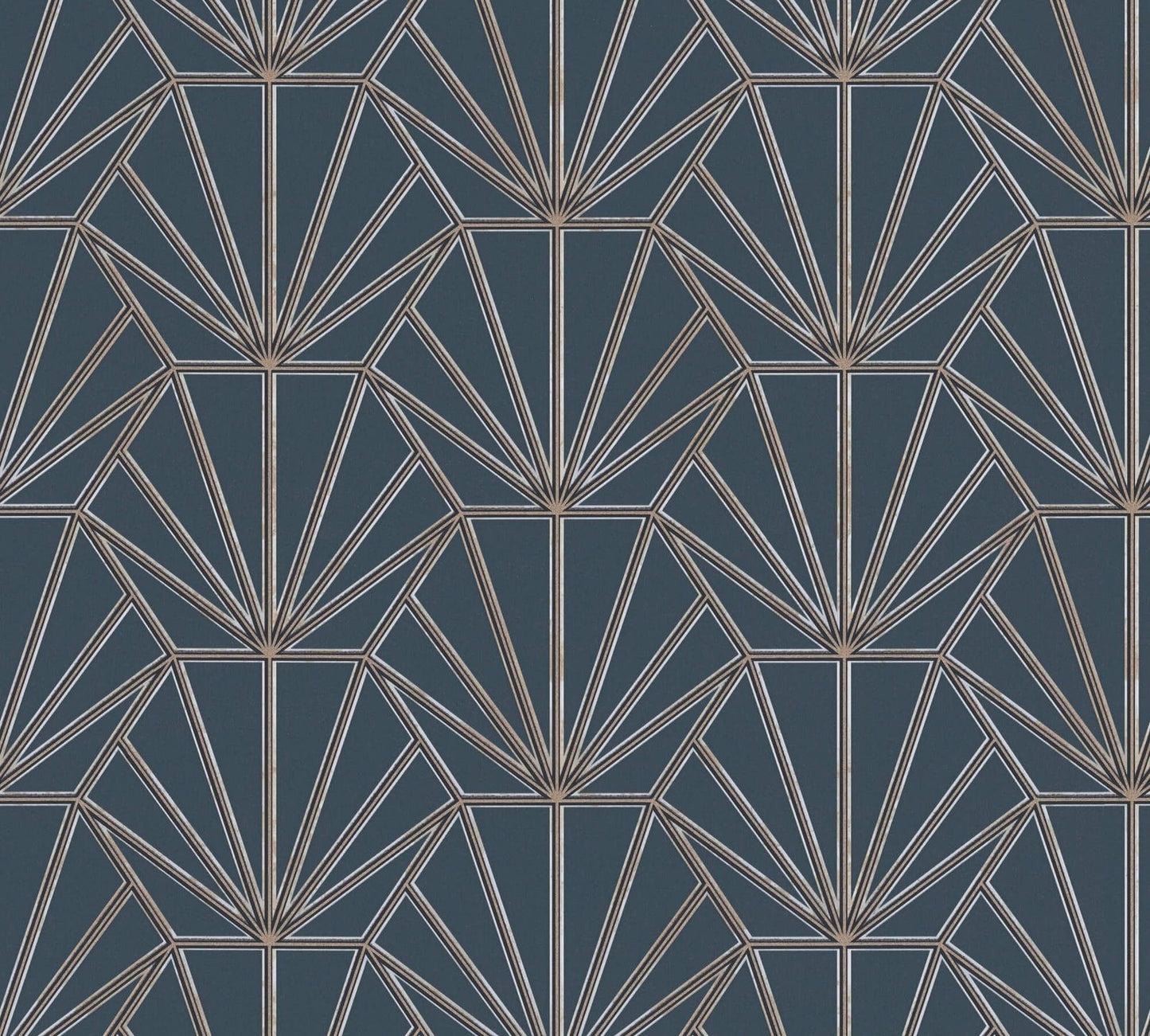 A.S. Creation Tapete Vlies 37528-3 Ornamente Blau Weiß Gold Schwarz