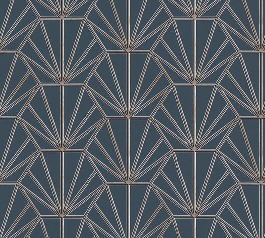 A.S. Creation Tapete Vlies 37528-3 Ornamente Blau Weiß Gold Schwarz