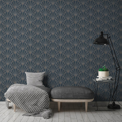 A.S. Creation Tapete Vlies 37528-3 Ornamente Blau Weiß Gold Schwarz
