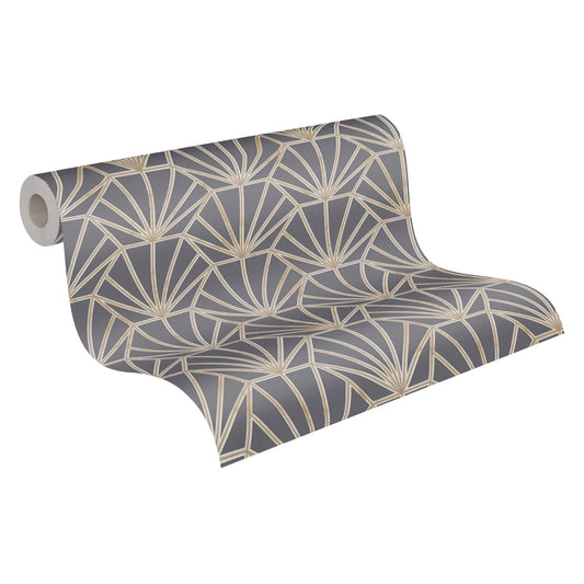 A.S. Creation Tapete Vlies 37528-4 Ornamente Grau Weiß Gold