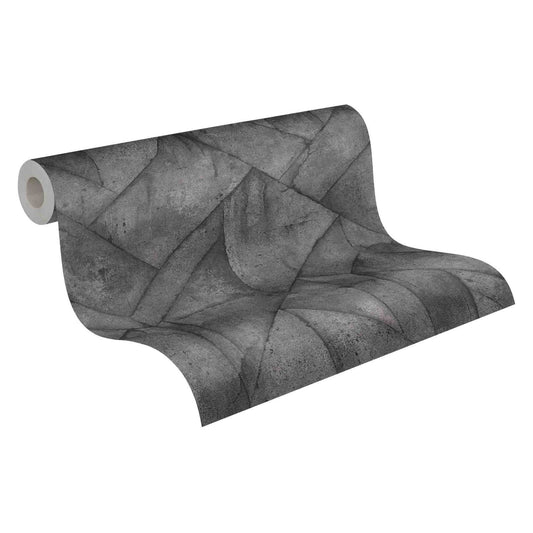 A.S. Creation Tapete Vlies 37741-2 Beton Grafisch Anthrazit
