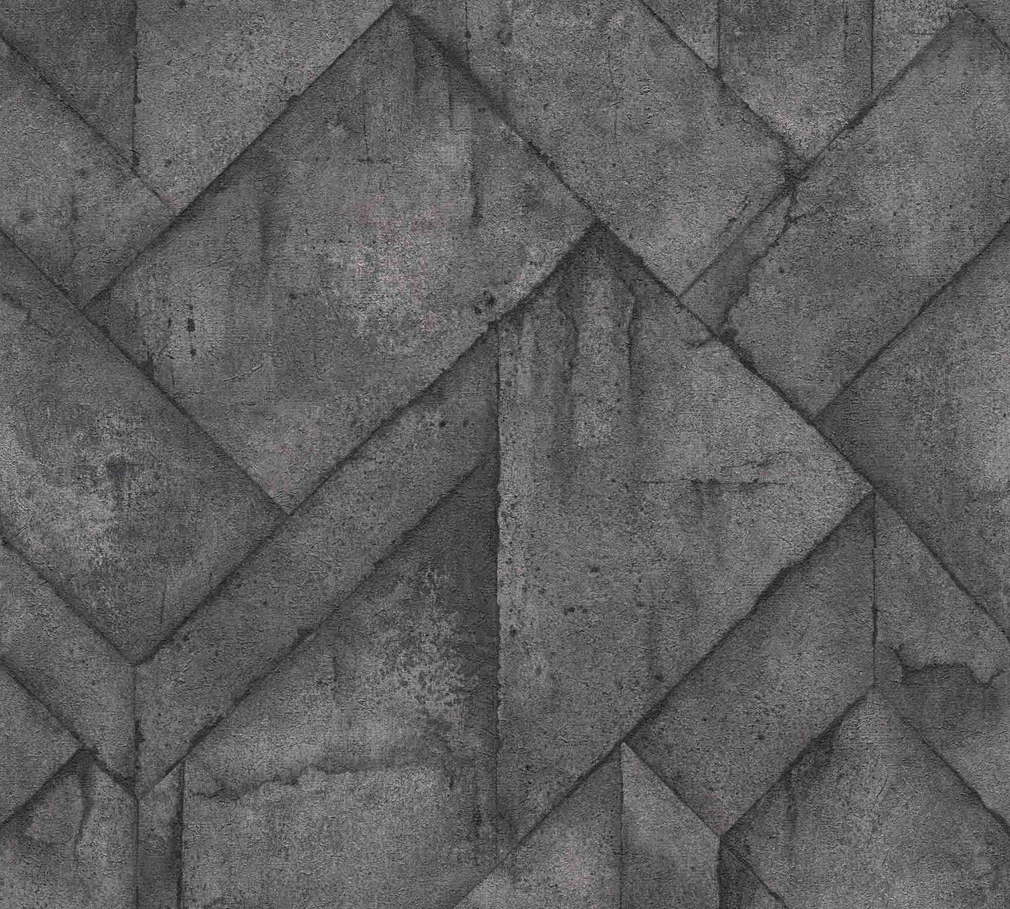 A.S. Creation Tapete Vlies 37741-2 Beton Grafisch Anthrazit