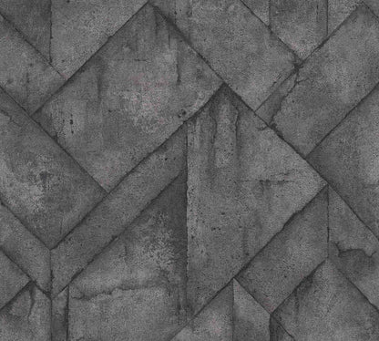 A.S. Creation Tapete Vlies 37741-2 Beton Grafisch Anthrazit