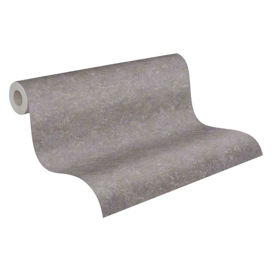A.S. Creation Tapete Vlies 37744-3 Optik Putz Grau Weiß Braun