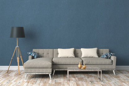 A.S. Creation Tapete Vlies 37952-1 Texturiert Einfarbig Blau Schwarz