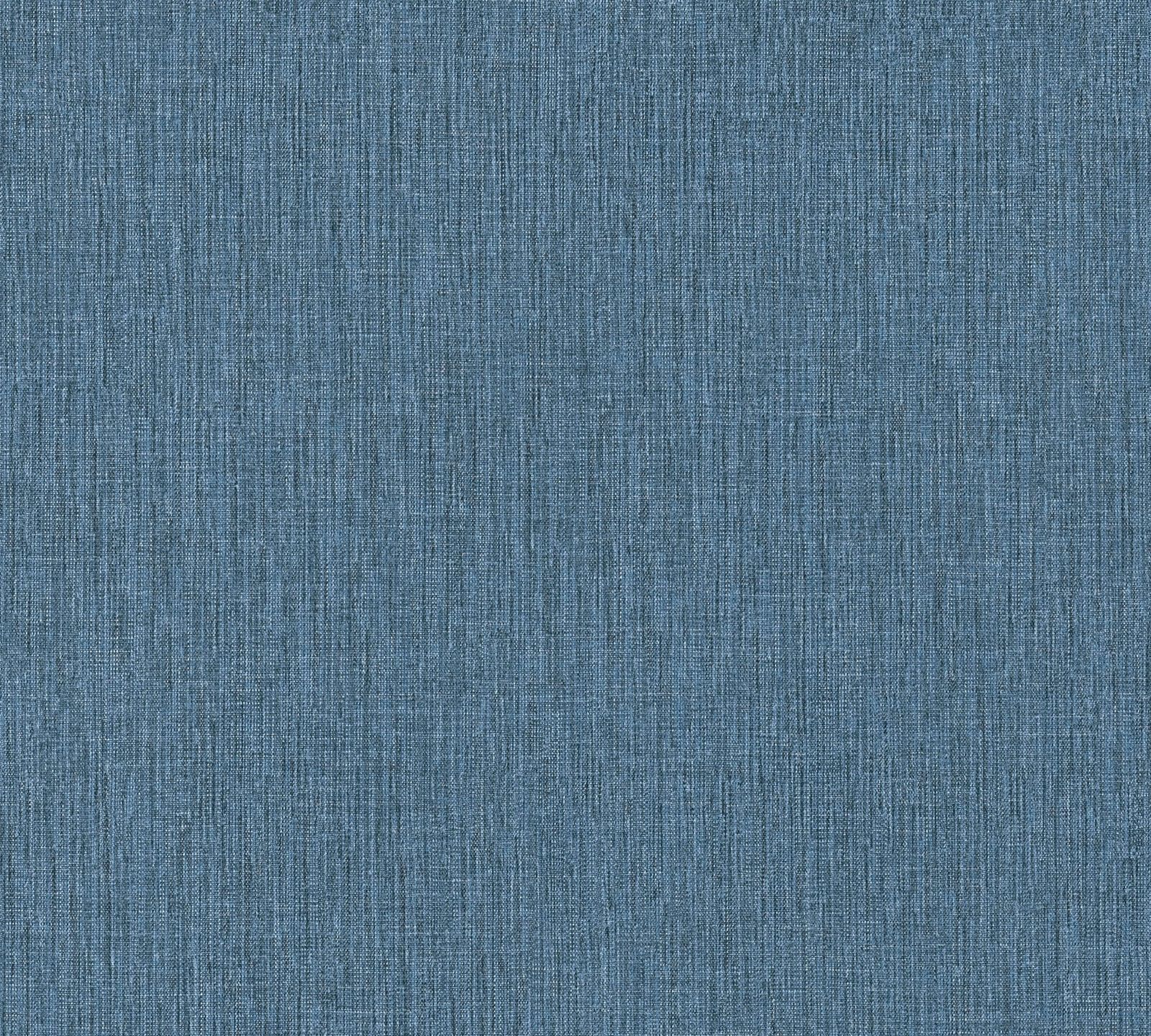 A.S. Creation Tapete Vlies 37952-1 Texturiert Einfarbig Blau Schwarz