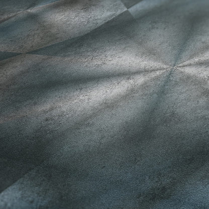 A.S. Creation Tapete Vlies 3D Dreiecke Blau Grau Silber 38692-4