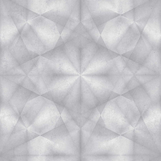 A.S. Creation Tapete Vlies 3D Dreiecke Hellgrau 38692-2