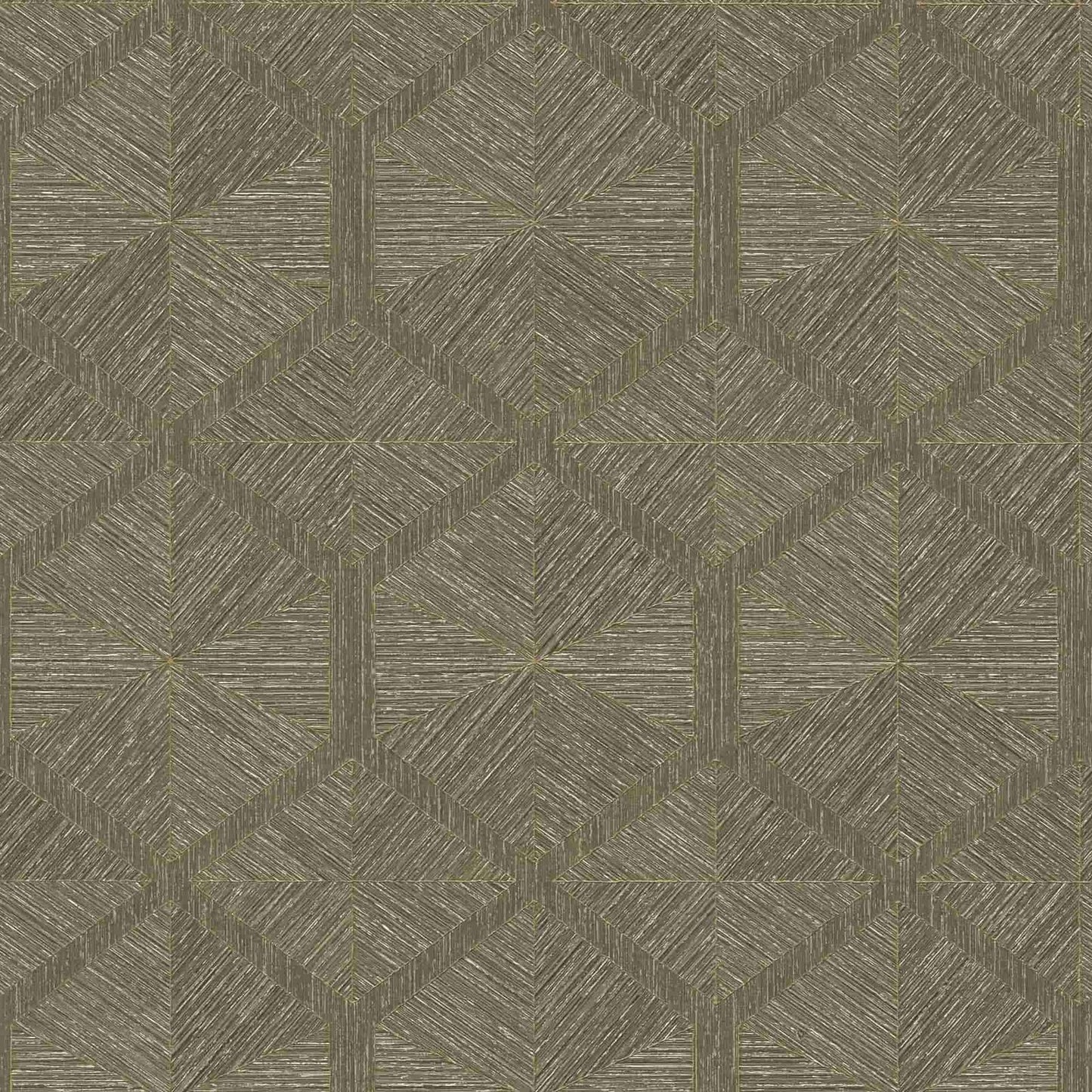 A.S. Creation Tapete Vlies 3D Geometrisch Braun Gold Glanz 38690-4