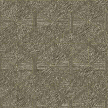 A.S. Creation Tapete Vlies 3D Geometrisch Braun Gold Glanz 38690-4