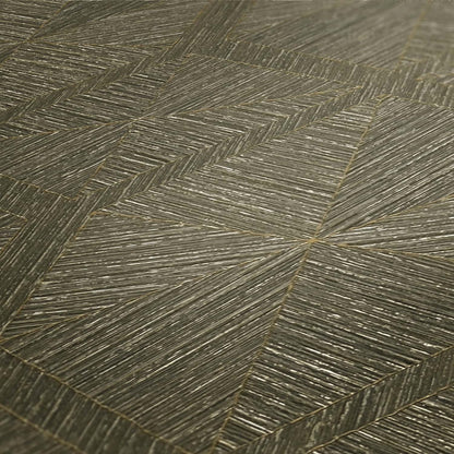 A.S. Creation Tapete Vlies 3D Geometrisch Braun Gold Glanz 38690-4
