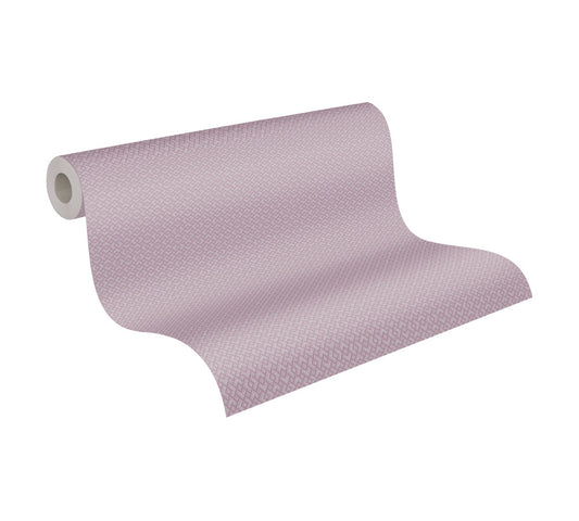 A.S. Creation Tapete Vlies 3D Grafik Gitter Violett Glitzer 37759-4