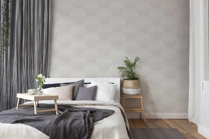  Tapete Vlies 3D Grafisch Beige Grau Glanz 38204-5