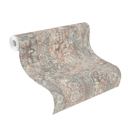  Barbara Home Vliestapete Musterteppich Braun Bunt 536522