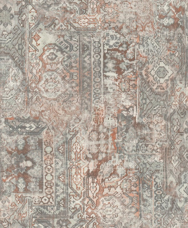  Barbara Home Vliestapete Musterteppich Braun Bunt 536522