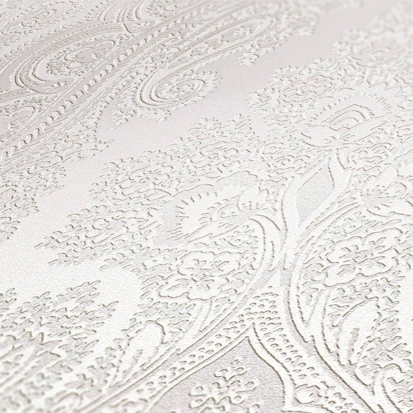 A.S. Creation Tapete Vlies Barock-Design Grau Silber 38708-4