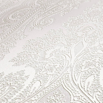 A.S. Creation Tapete Vlies Barock-Design Grau Silber 38708-4