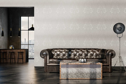 A.S. Creation Tapete Vlies Barock-Design Grau Silber 38708-4