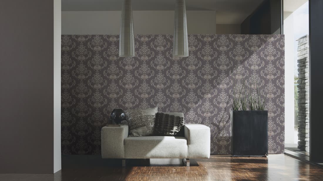  Tapete Vlies Barock Floral Silbergrau Hermitage 33546-5