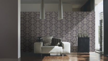  Tapete Vlies Barock Floral Silbergrau Hermitage 33546-5