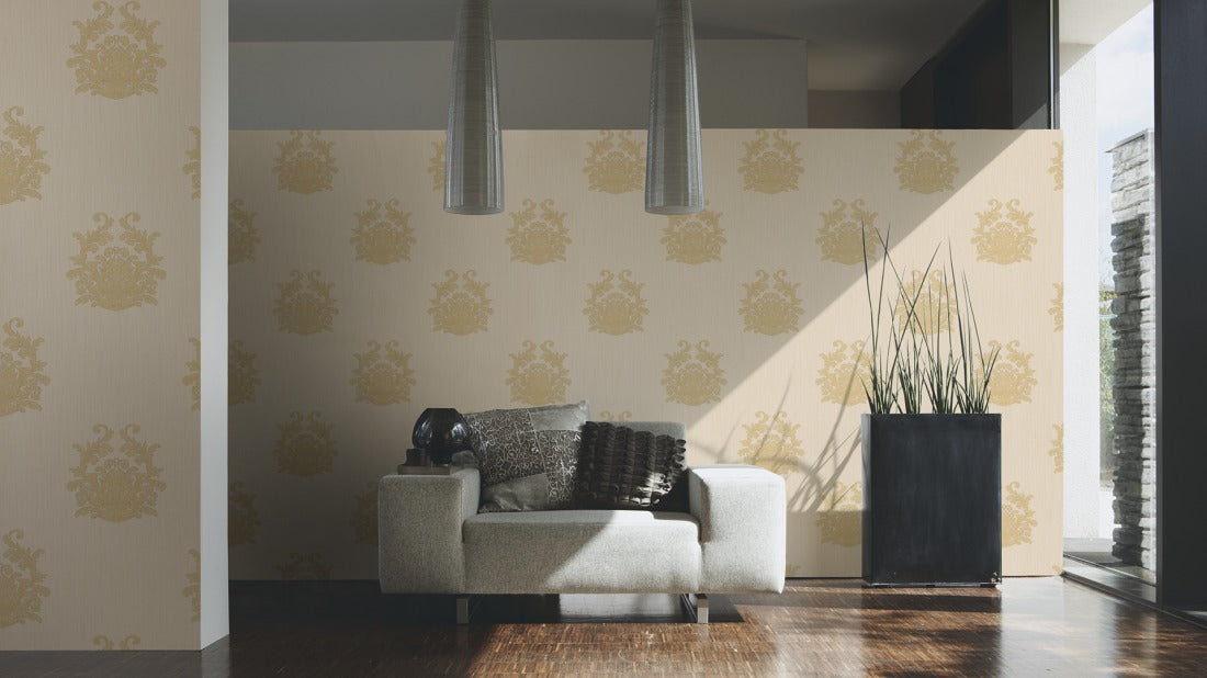  Tapete Vlies Architects Paper Barock Creme Glanz 95861-4