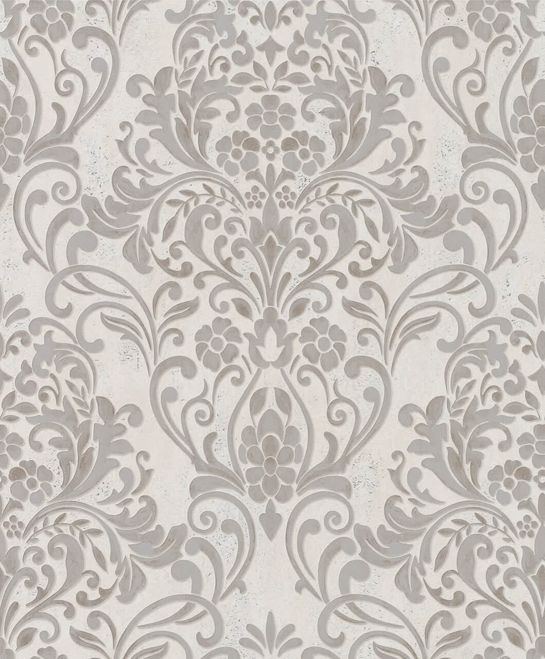  Tapete Vlies Barock Metallic Grau Kupfer 32603