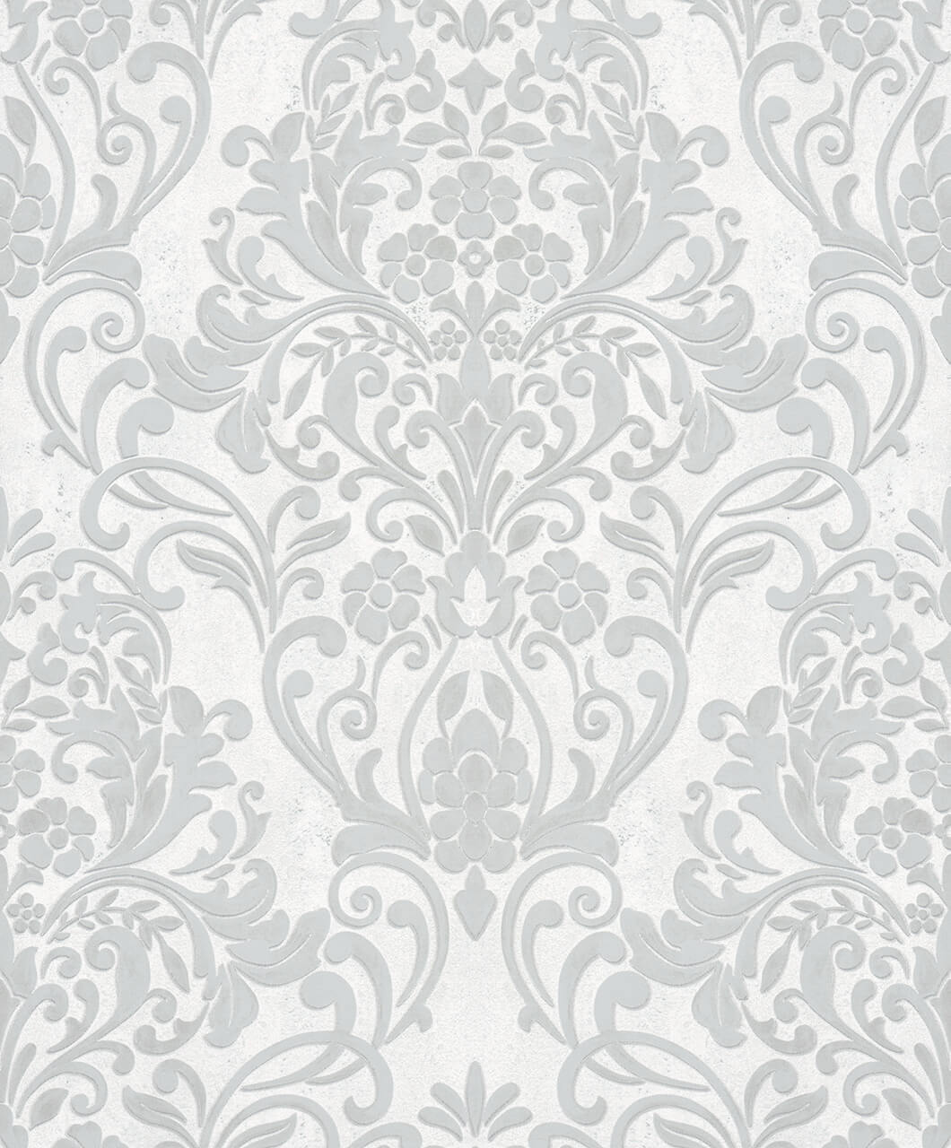 Tapete Vlies Barock Metallic Grau Silber 32602